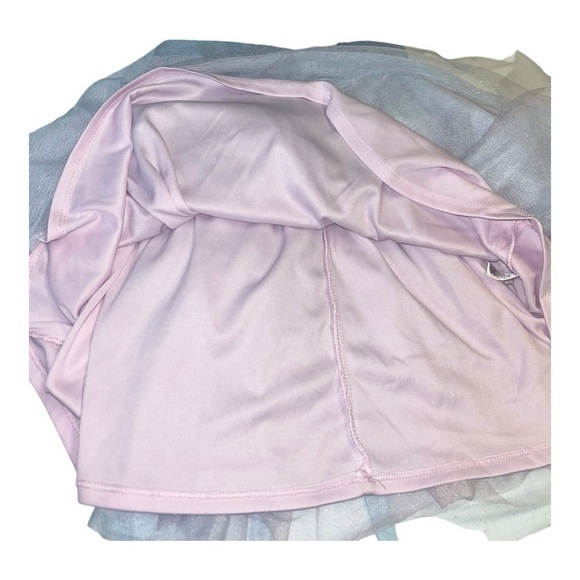 LILT Girls' Little  Denim to Mesh Dress 100% Cotton size 10/12 - Picture 5 of 9